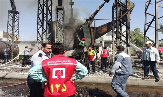 آتش‌سوزی نیروگاه شهید مدحج اهواز تلفات جانی نداشته است