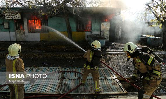آتش‌سوزی در 2 دبیرستان در شهر اهواز