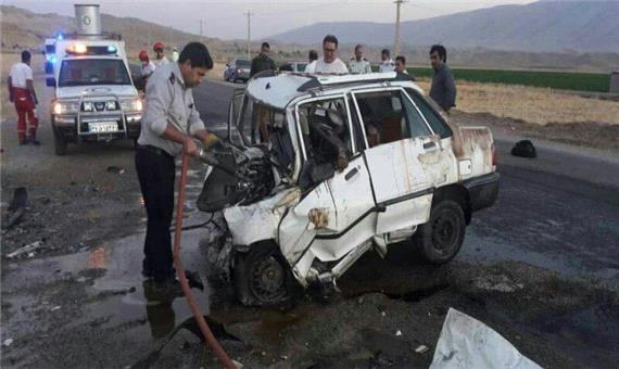 تصادف در جاده اهواز- هفتکل 2 کشته وچهار مصدوم برجا گذاشت