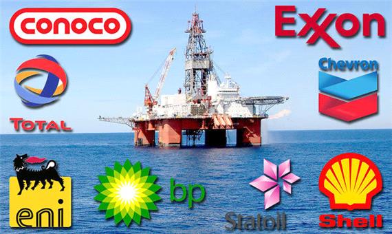 کاهش خیره‌کننده شرکت‌های بزرگ نفتی