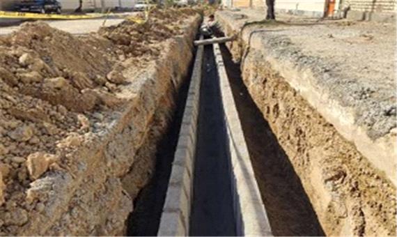 فاز دوم احداث کانال‌های زیرزمینی اطراف شهرک طالقانی ماهشهر آغاز شد