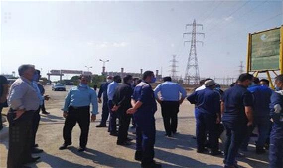 کارکنان نیروگاه سیکل گازی آبادان خواستار رسیدگی به مطالبات خود شدند