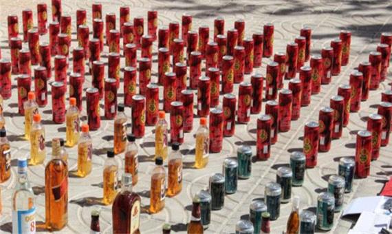 کشف 550 قوطی مشروبات الکلی در قشم