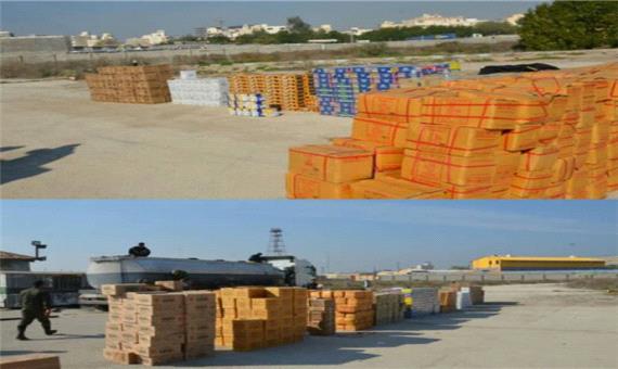کشف 18 میلیارد ریال کالای قاچاق از درون تانکر کامیون در جاده ماهشهر - آبادان