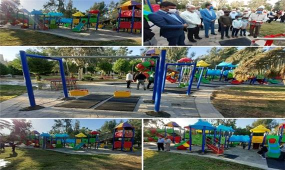 اهدای وسایل بازی کودکان بااعتباری بالغ بر 800میلیون تومان به پارک بیان خرمشهر