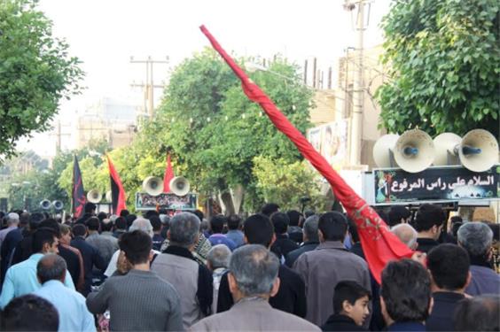 برگزاری راهپیمایی حرم تا حرم با حضور جاماندگان اربعین در دزفول