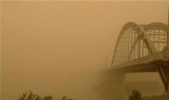 توده جدید گرد و غبار در راه خوزستان