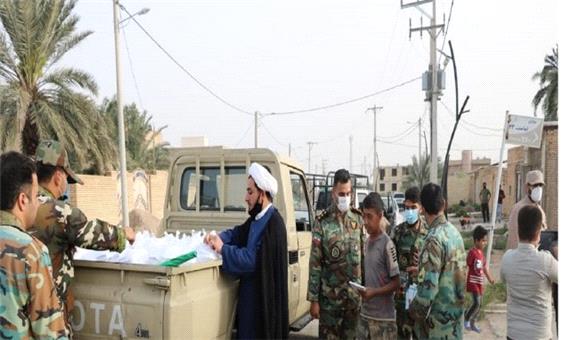 توزیع بسته های معیشتی ارتش بین خانوارهای کم‌برخوردار خرمشهر