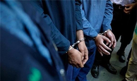 دستبند پلیس بر دستان سارقان حرفه‌ای احشام