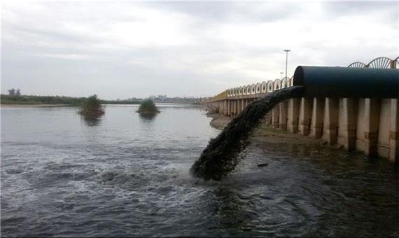 کاهش ذخایر آبی در رودخانه کارون/ فاضلاب های شهری مشکل اصلی رودخانه کارون/ وضعیت فاضلاب اهواز حاد است