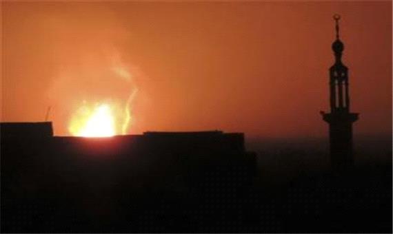 آتش‌سوزی در پالایشگاه نفت حمص سوریه