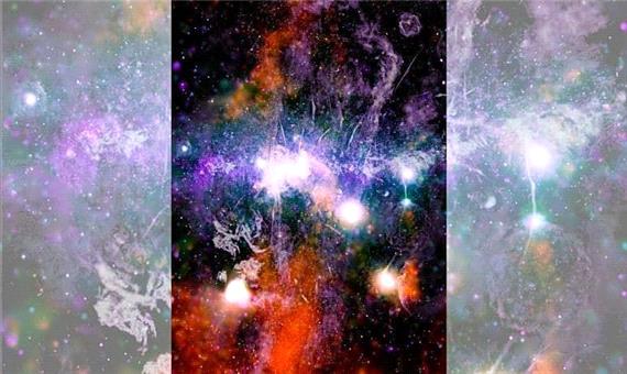 ناسا تصویر جدیدی از قلب کهکشان راه شیری منتشر کرد