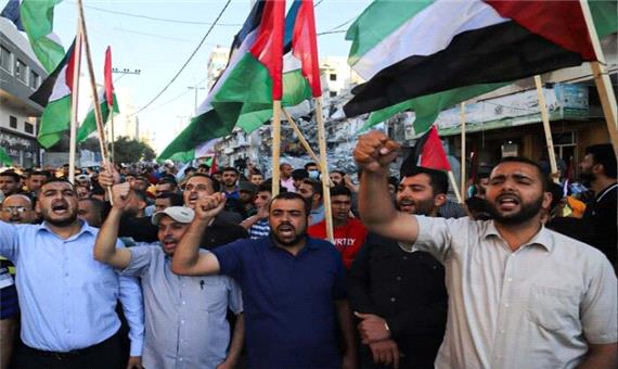 فرجام راهپیمایی پرچم در مناطق اشغالی فلسطین