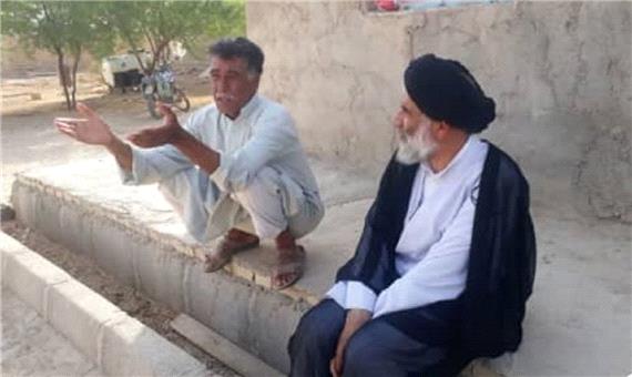 حضور میدانی نماینده ولی فقیه در خوزستان در روستا‌های رامشیر