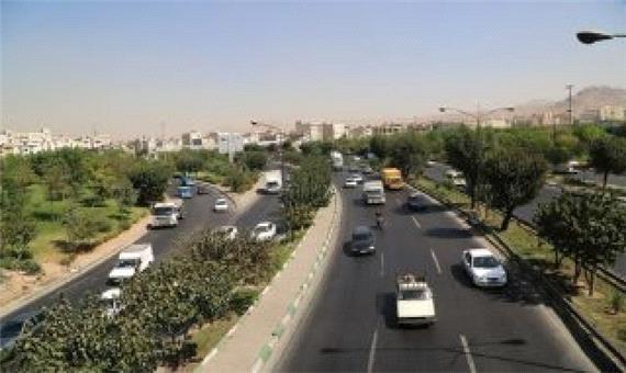 ترافیک سنگین در خیابان‌های نواب، آزادی و بزرگراه شهید زین الدین