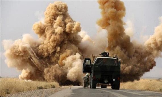 کاروان ائتلاف آمریکایی در الناصریه عراق هدف حمله قرار گرفت