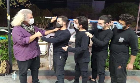 اجرای نمایش خیابانی «هم‌وطن واکسن بزن» در اهواز