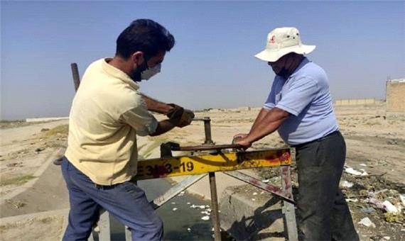تعمیر بیش از 800 دریچه آبیاری در شبکه‌های آبیاری شمال خوزستان