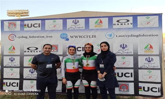 قهرمانی تیم اسپرینت دوچرخه‌سواری بانوان خوزستان در کشور