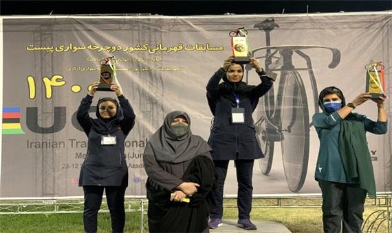 هیئت خوزستان قهرمان مسابقات دوچرخه سواری پیست کشور شد