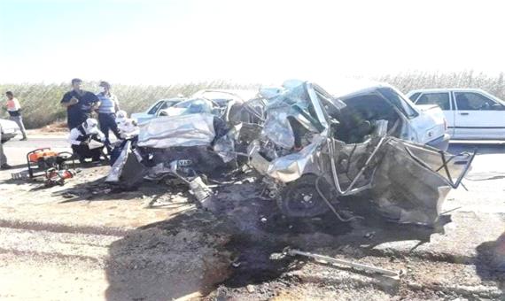 تصادف 2 پراید در جاده خرمشهر جان 4 نفر را گرفت