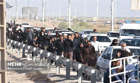 قطار شلمچه به خرمشهر فعال شد/ورود روزانه 20 هزار نفر از مرزها