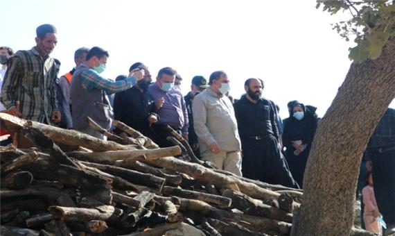 بازدید محسن رضایی از مناطق زلزله زده اندیکا
