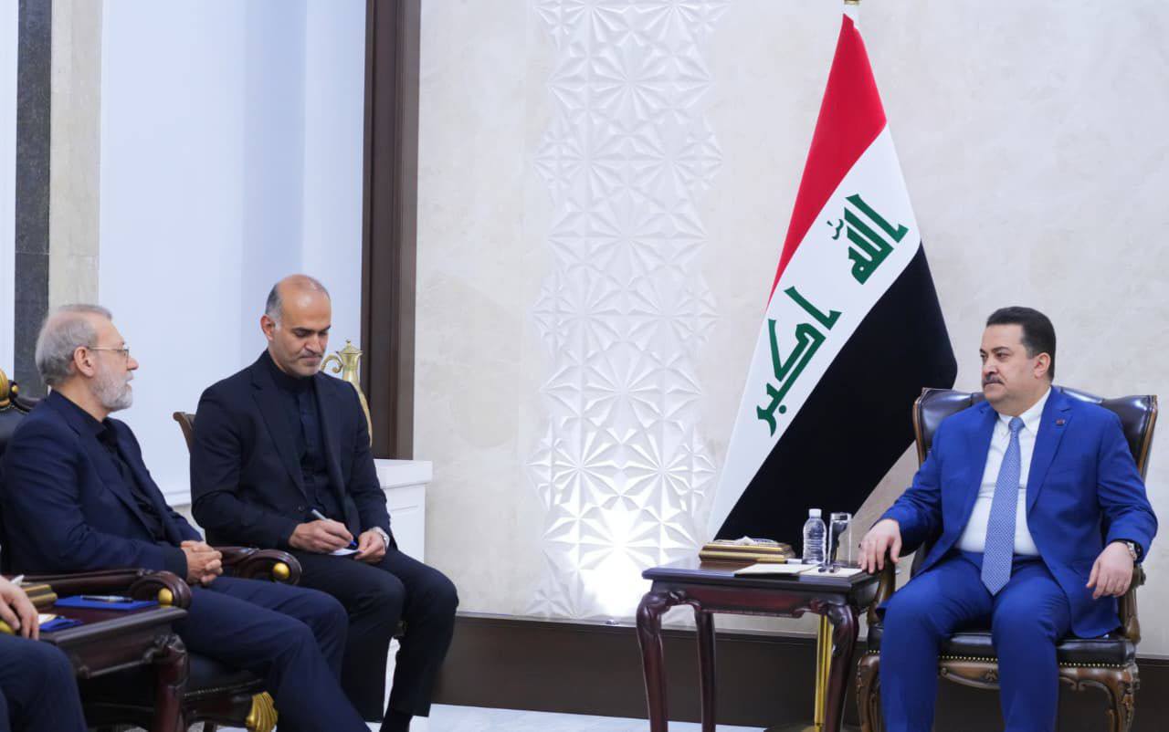دیدار و گفتگوی لاریجانی با السودانی، نخست وزیر عراق