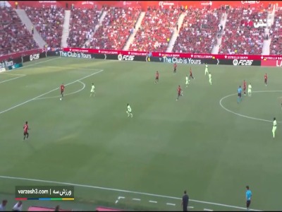 خلاصه بازی مایورکا ۰ - بارسلونا ۳