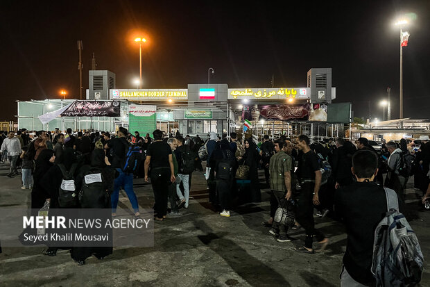 تردد بیش از ۲.۲ میلیون زائر اربعین حسینی از مرزهای خوزستان