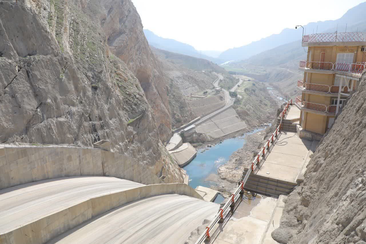 ذخیره ۳۵۰ میلیون مترمکعبی آب در سد مارون بهبهان