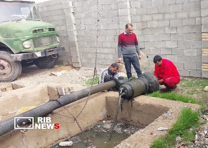 جلوگیری از پس زدگی فاضلاب با تعمیر الکتروپمپ لجن‌کش تلمبه‌خانه در ماهشهر