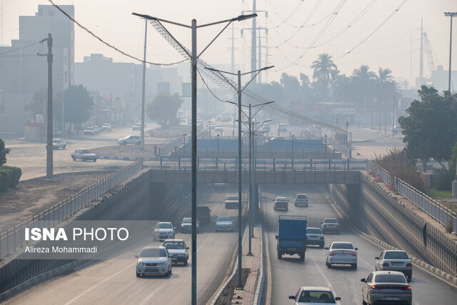 ۶ شهر خوزستان در وضعیت «ناسالم» و «قرمز»