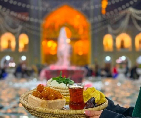 صنایع دستی خوزستان زینت بخش سفره سحر و افطار حرم مطهر رضوی