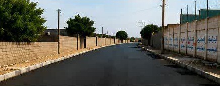 اجرای طرح آسفالت معابر روستای عنکوش شهرستان شوش