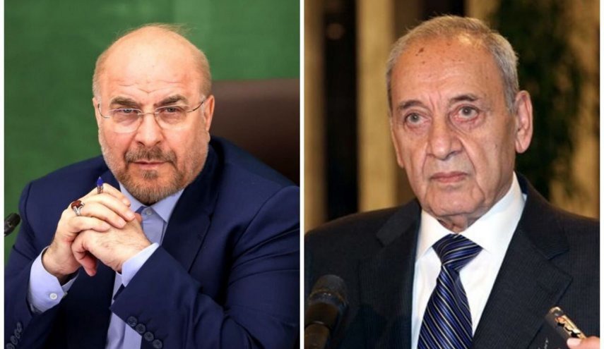 قالیباف و نبیه‌ بری گفتگو کردند