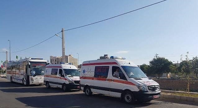 اعزام تیم اورژانس دانشگاه علوم پزشکی جندی شاپور اهواز به تهران