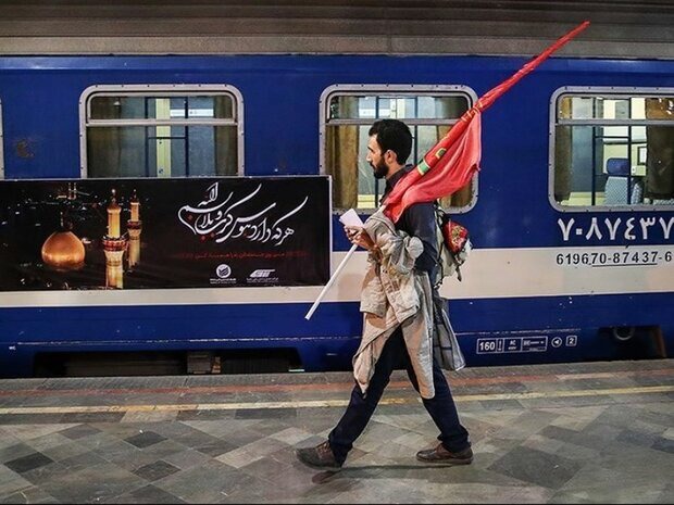 جابه‌جایی بیش از ۲۰۹ هزار زائر با ناوگان ریلی خوزستان