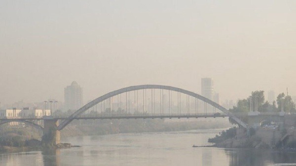 هوای ۱۱ ایستگاه خوزستان در وضعیت نارنجی