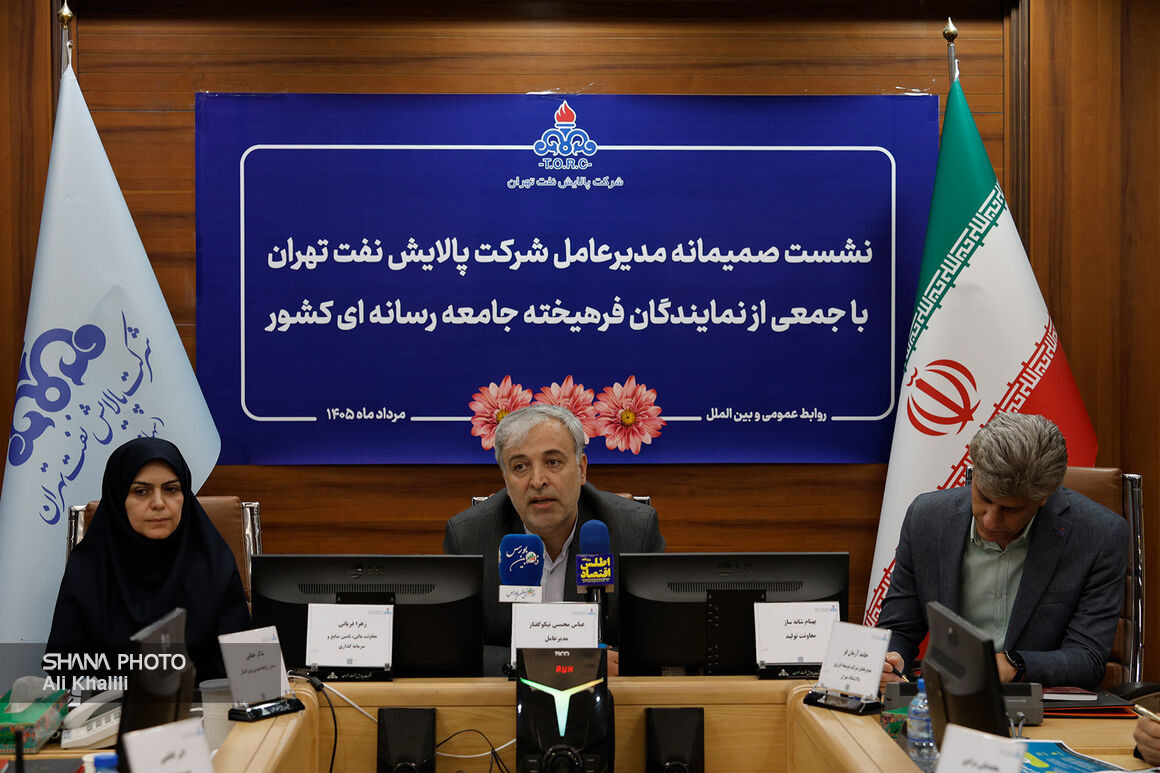 توسعه سبد محصولات صادرات‌محور پالایشگاه تهران دنبال می‌شود