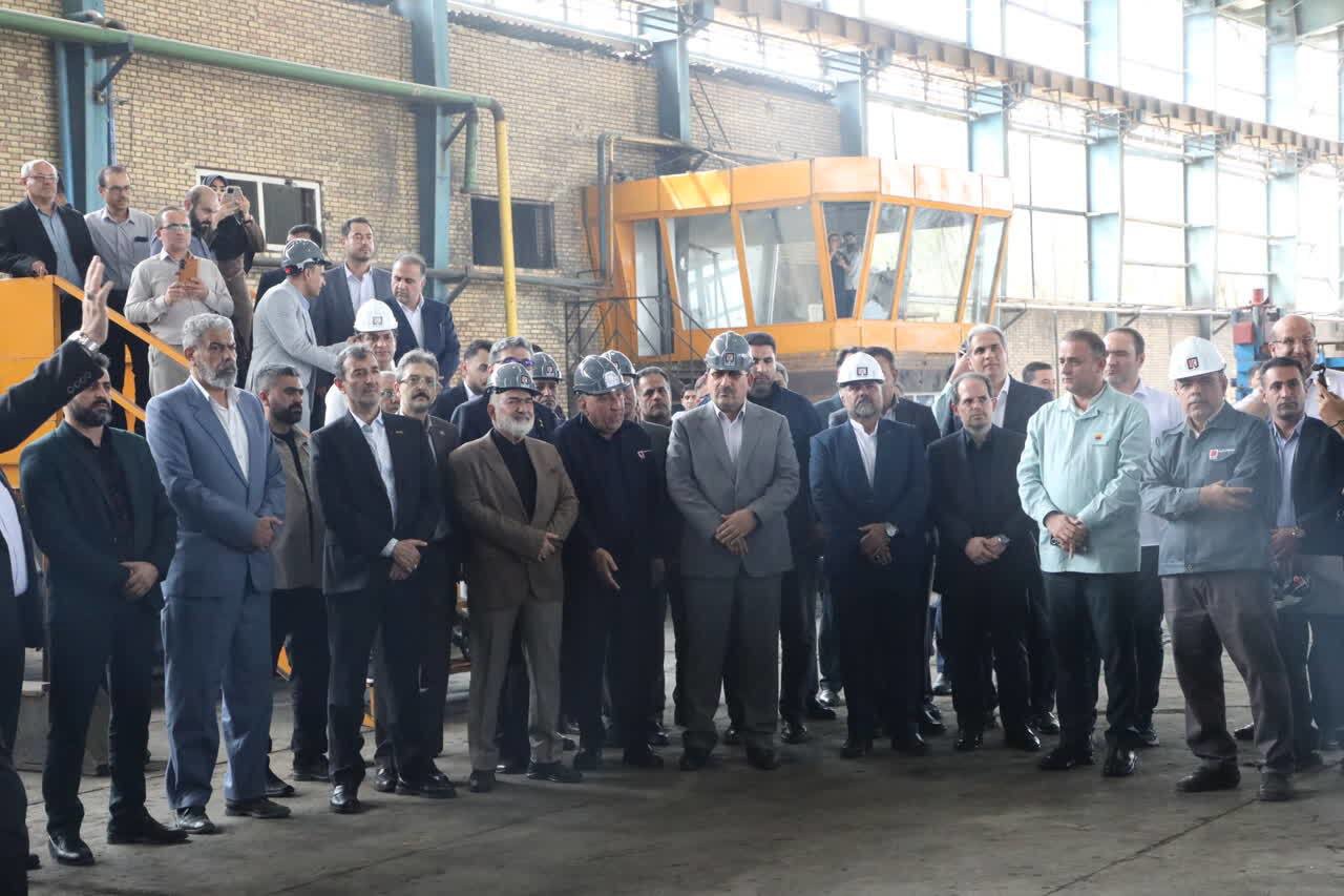 بازدید وزیر صمت از شرکت فولاد آتیه خاورمیانه