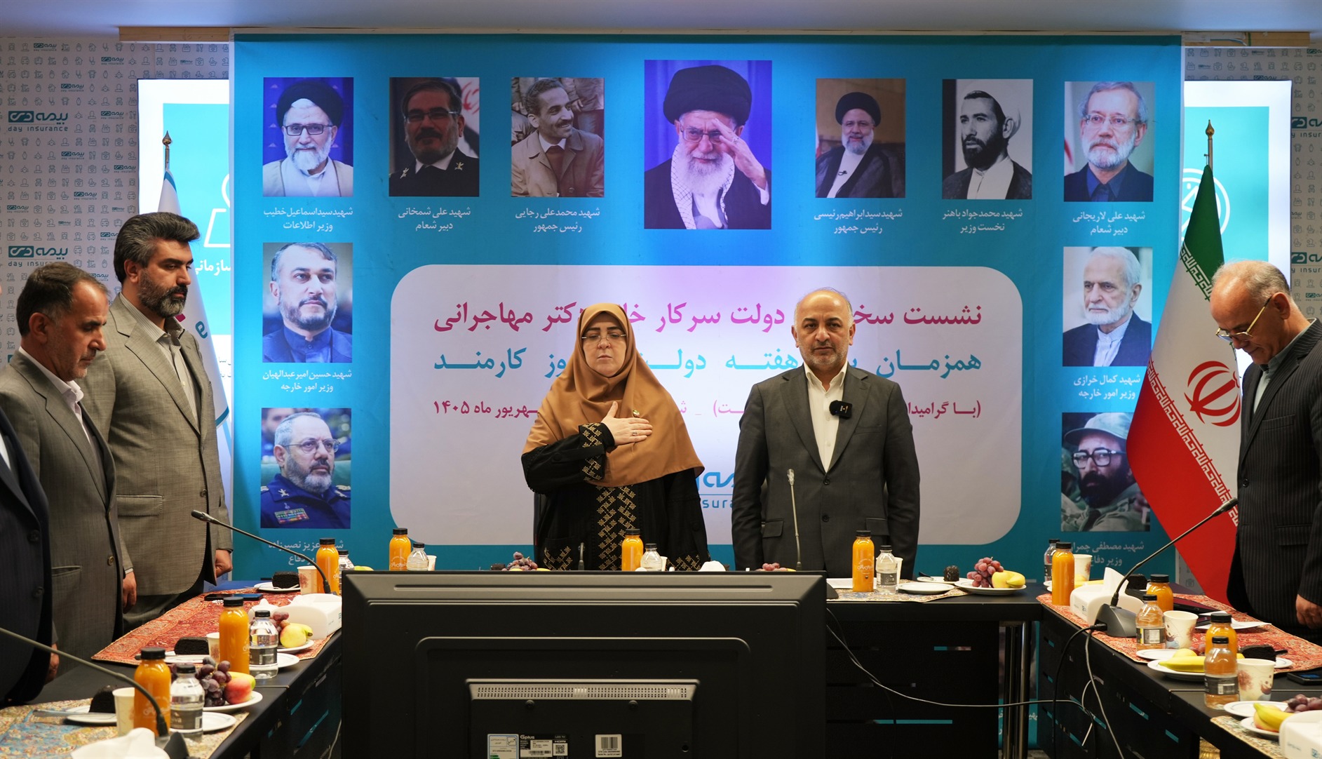 بازدید و قدردانی سخنگوی دولت از بیمه دی :کسب رتبه اول بیمه دی کار بسیار سختی است