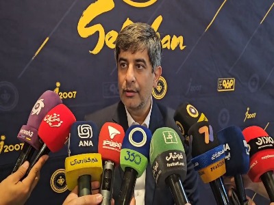 صحبت‌های سعید زرندی در حاشیه مراسم بدرقه ورزشکاران و مربیان باشگاه سپاهان