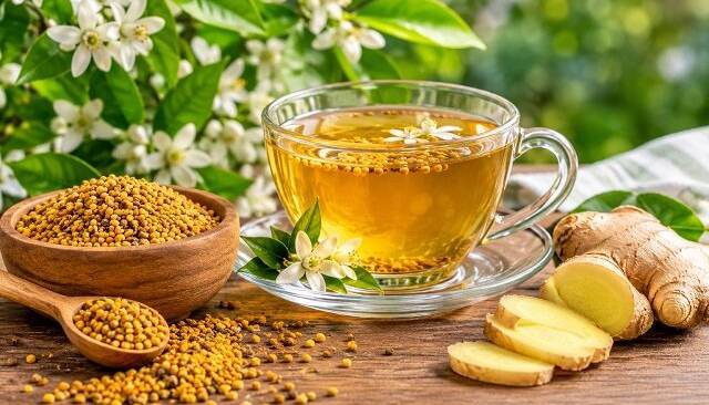 از بهار نارنج تا زنجبیل؛ دم‌نوش‌های درمانی حاوی گرده گل