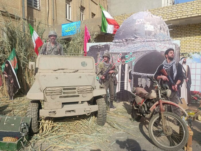 گشایش نمایشگاه بزرگداشت هفته دفاع مقدس در اهواز