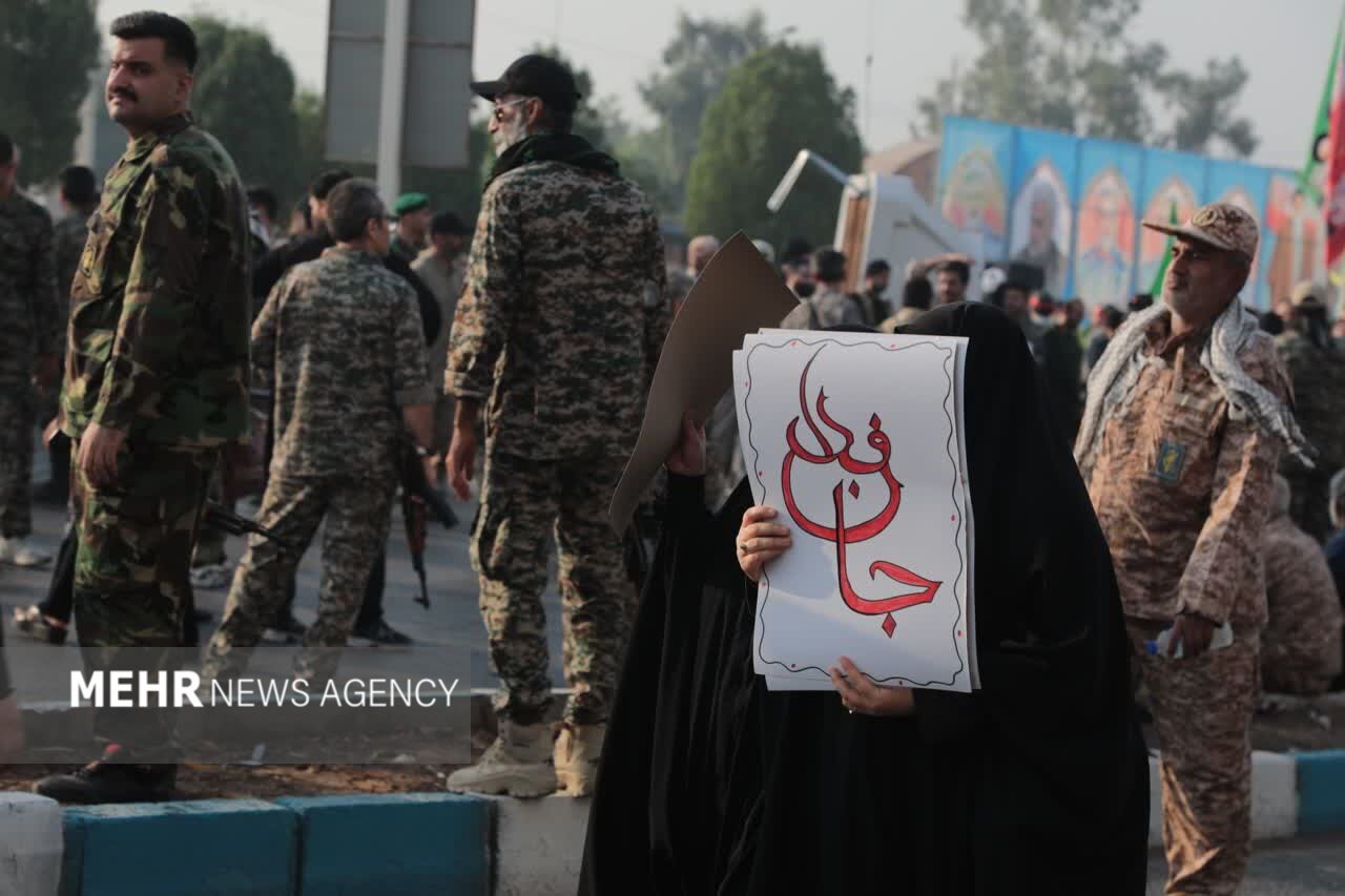 جانفدایان خوزستان آمادگی خود را به رخ کشیدند
