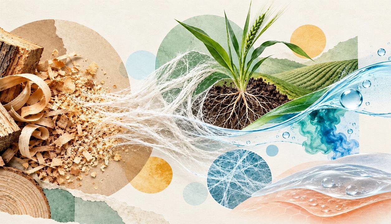 ضایعات چوب در لباس نانومواد