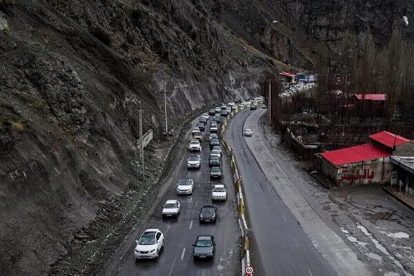 ترافیک پرحجم در جاده های مواصلاتی مازندران