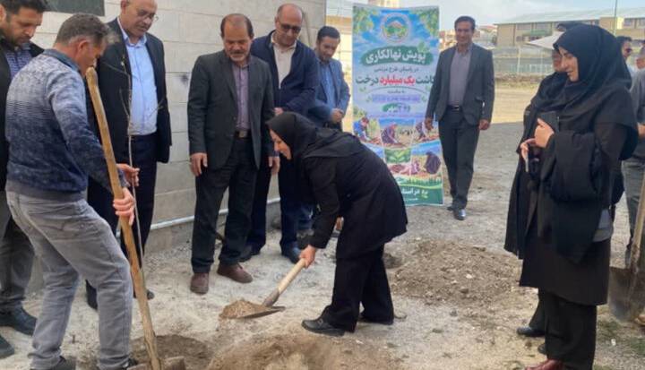 پویش کاشت نهال در نمین به مناسبت هفته تربیت بدنی برگزار شد