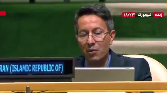 نماینده ایران در سازمان ملل: رژیم صهیونیستی صلاحیت درس دادن درباره حقوق بین‌الملل را ندارد